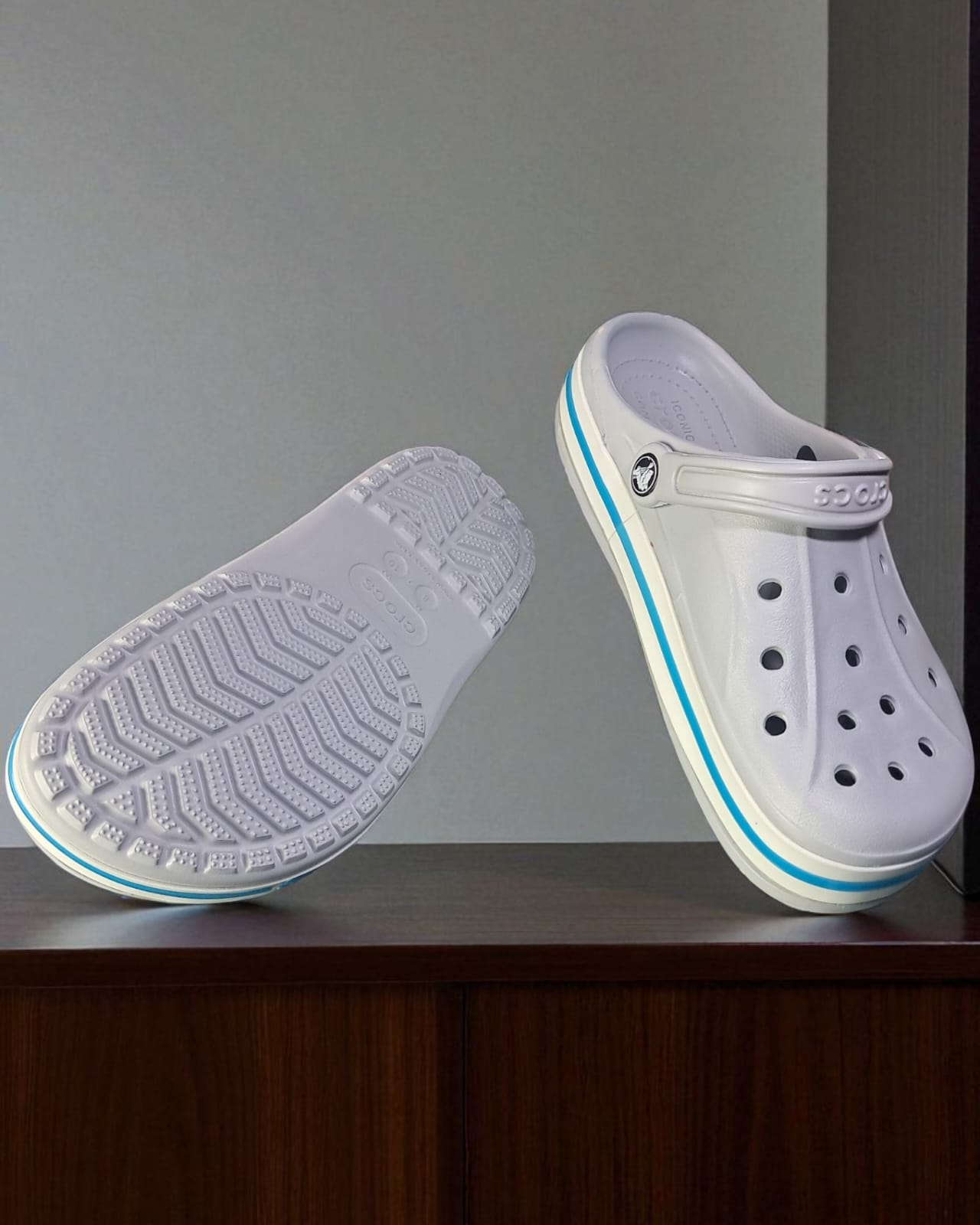 Crocs with Side Stripes for Men