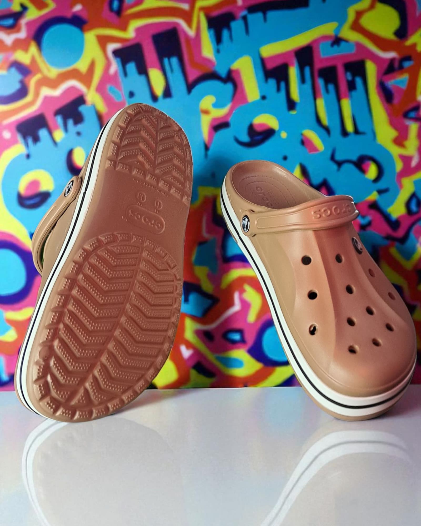 Crocs with Side Stripes for Men