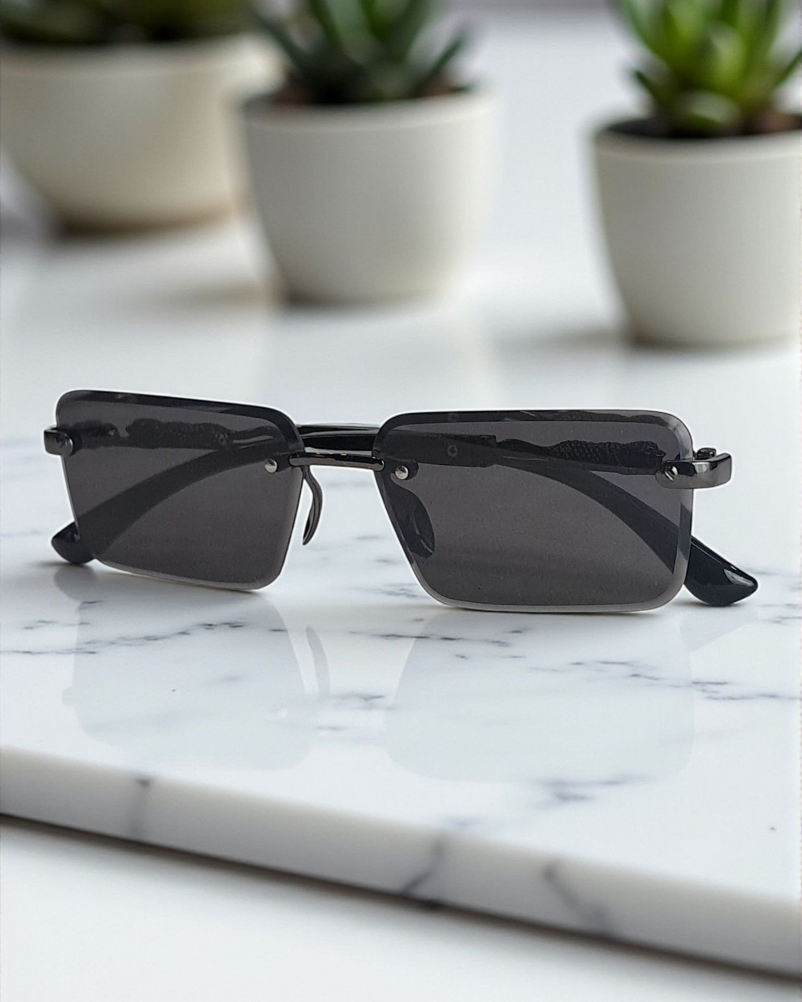 Rectangular Style Sunglasses for Men Rec04