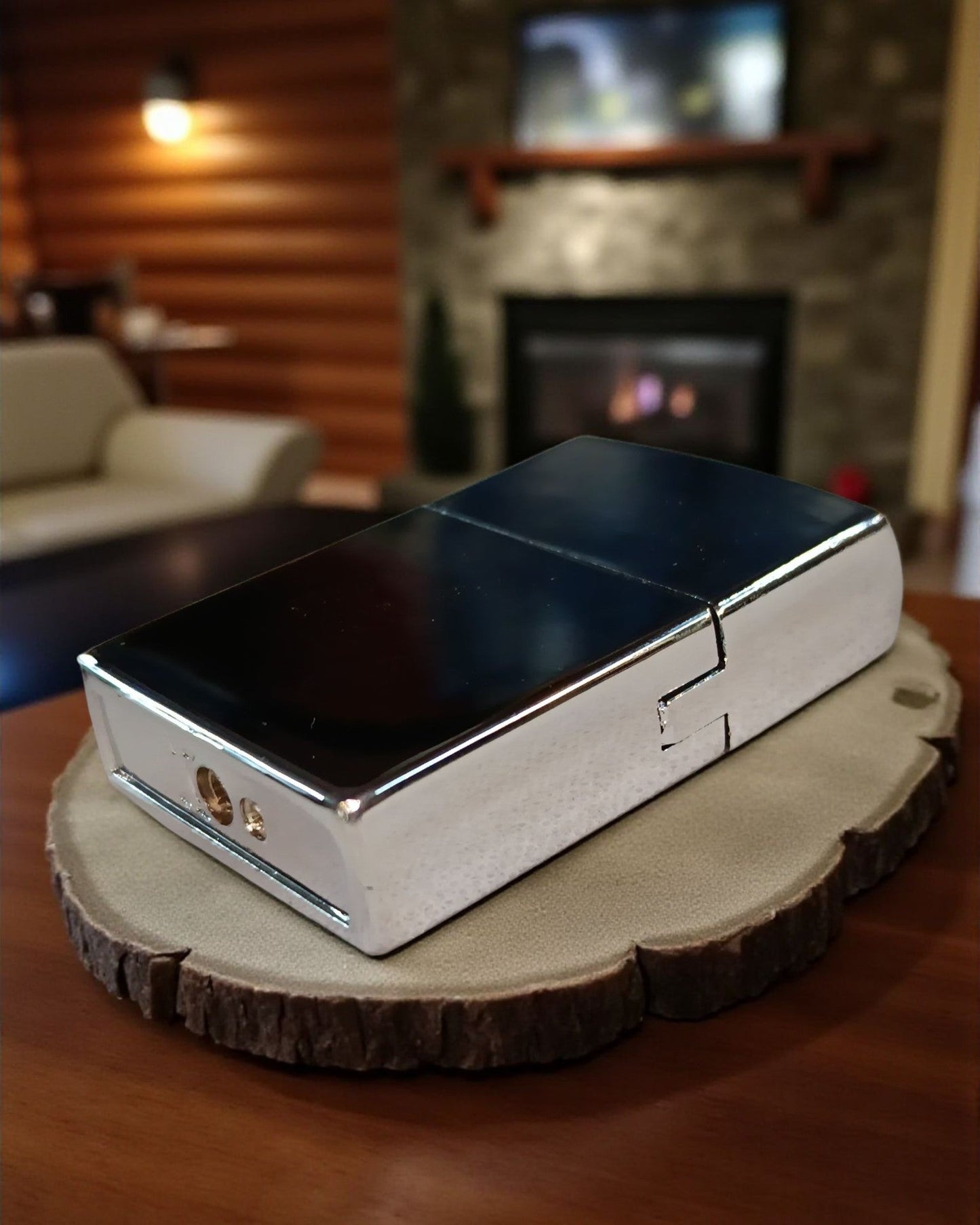 Zippo Style Plain Gas Lighter