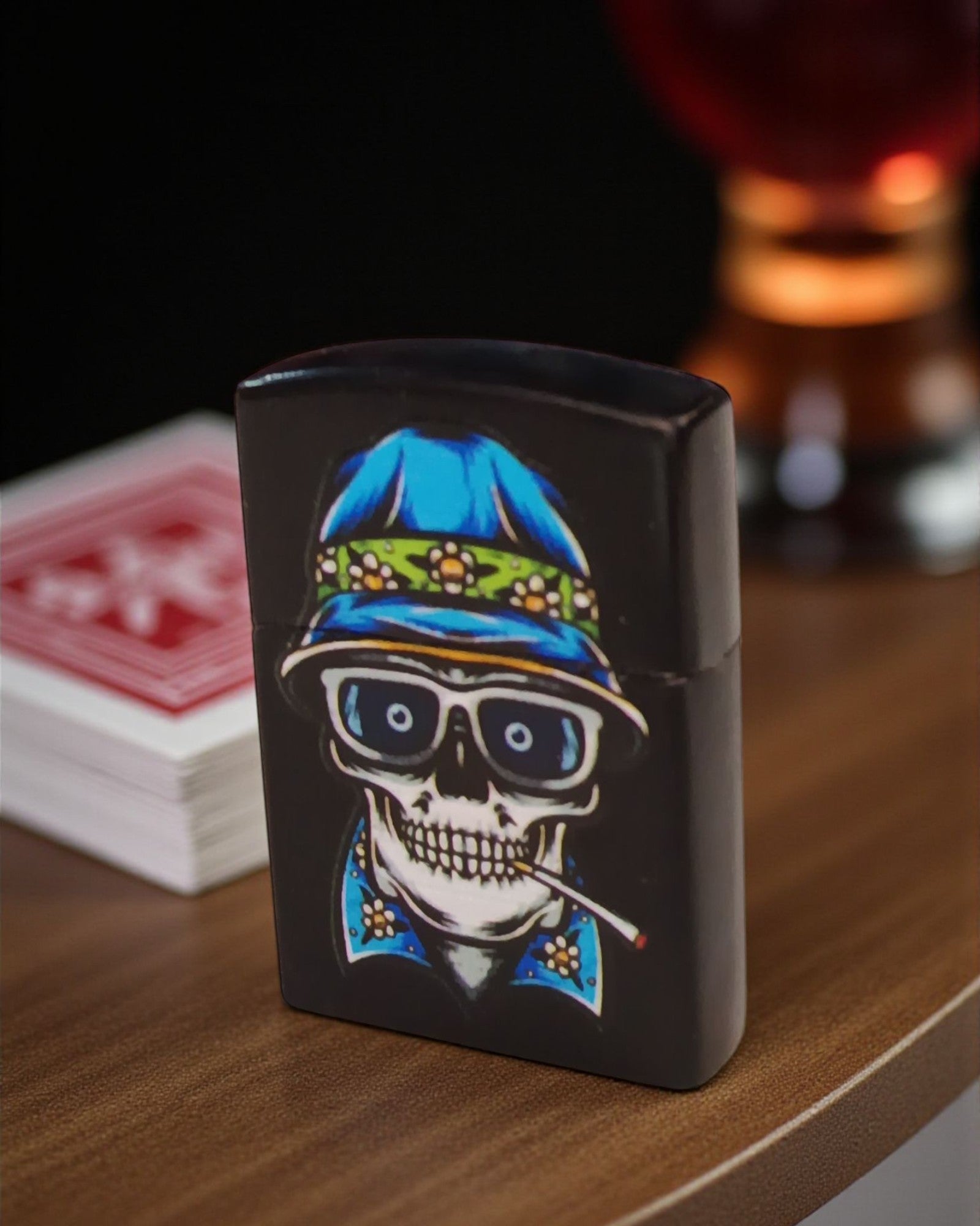 Zippo Style Skull Mini Lighter