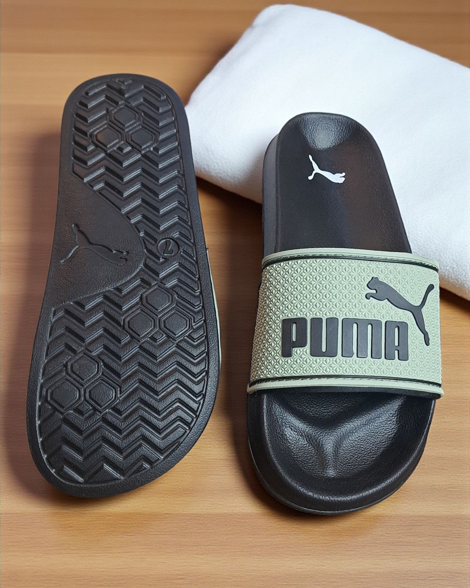 Puma Leadcat 2.0 Sliders Green Black