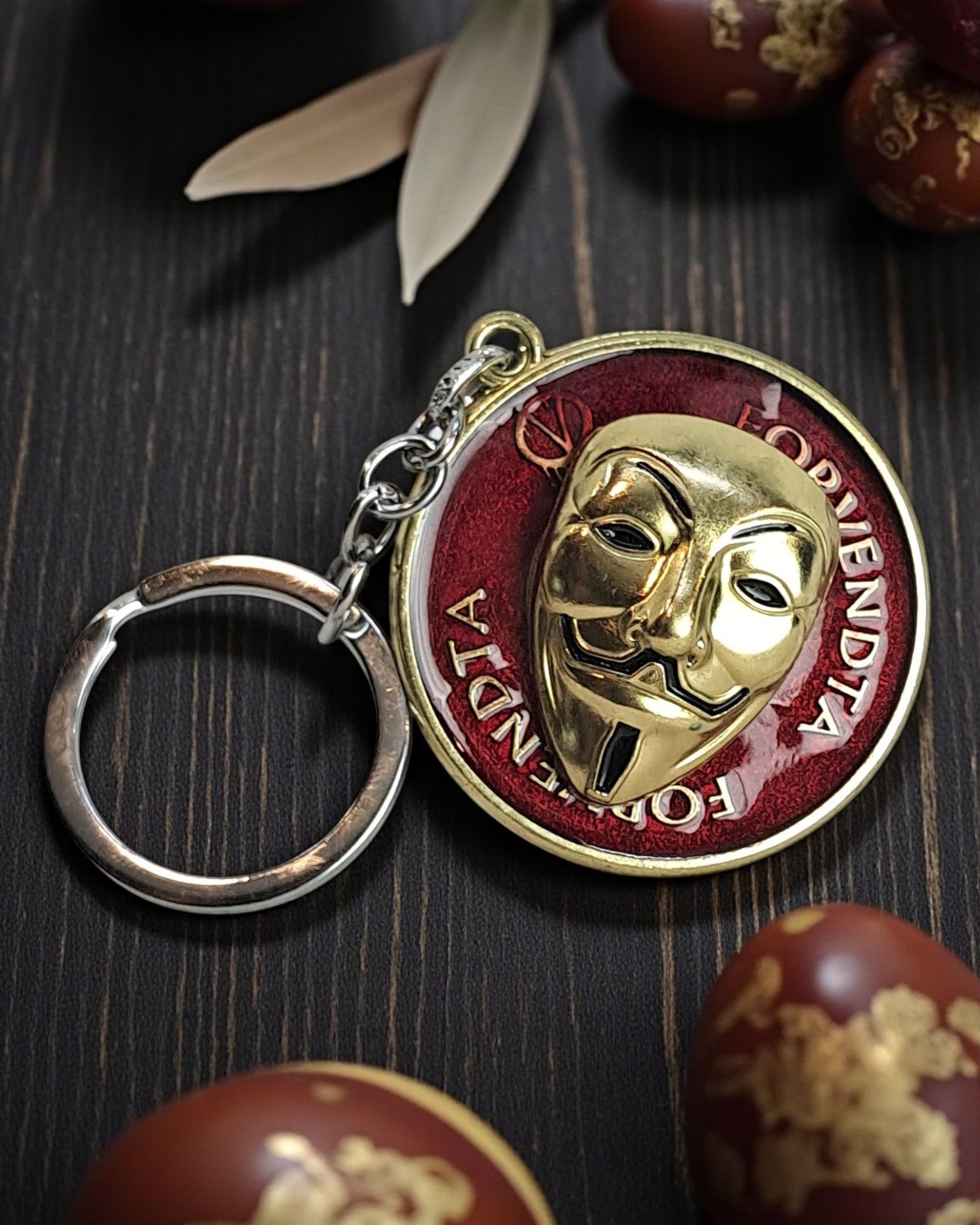Forvendta Spinning keychain
