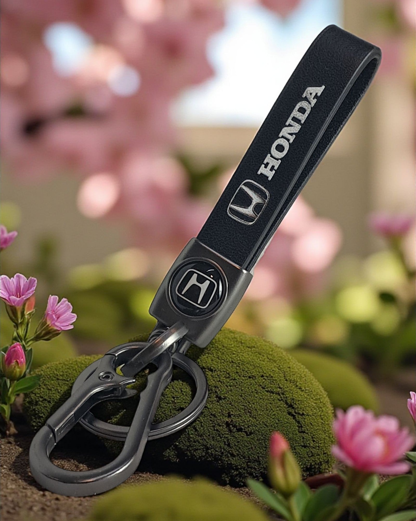 Keychain with PU Leather Strap