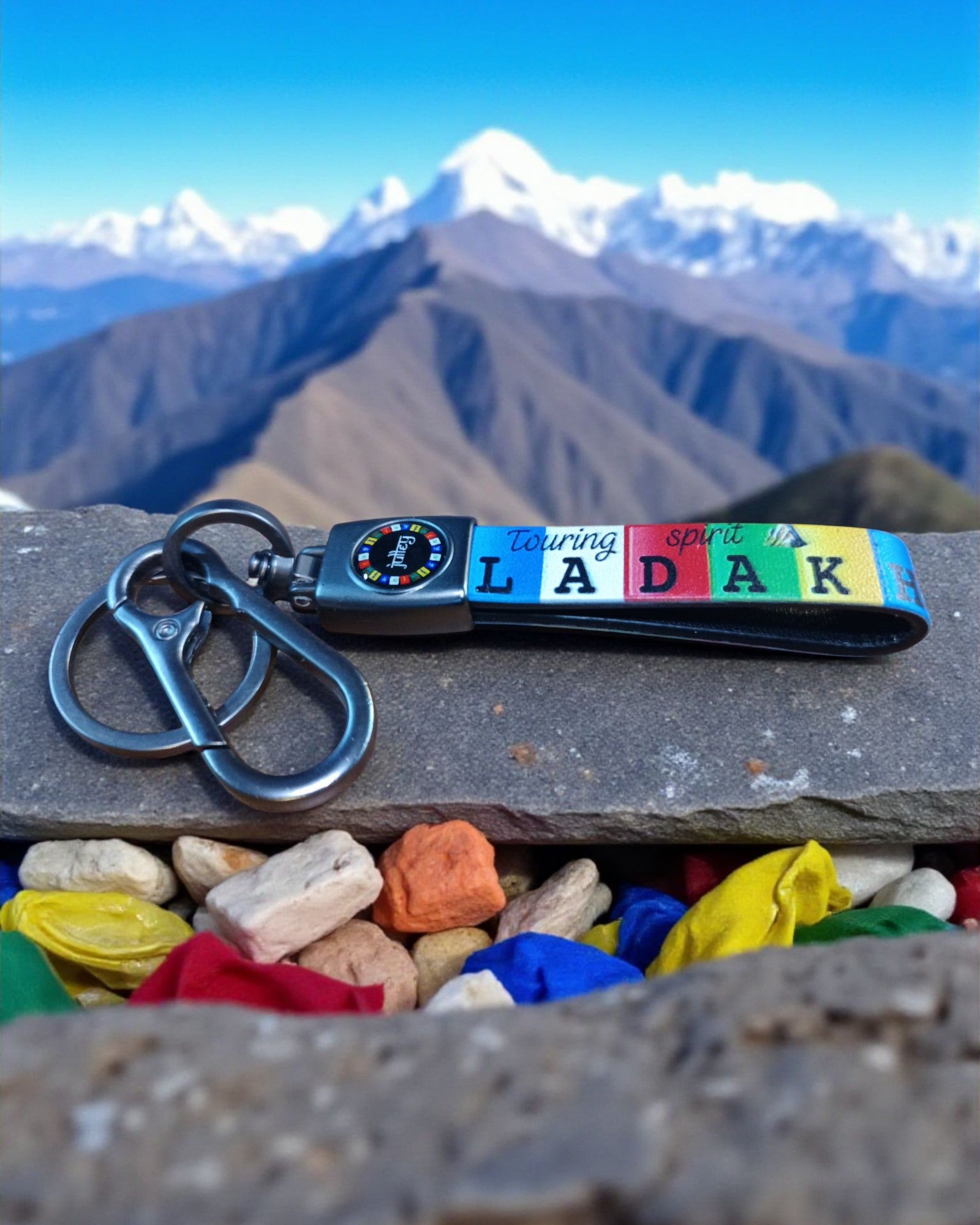 Keychain with PU Leather Strap