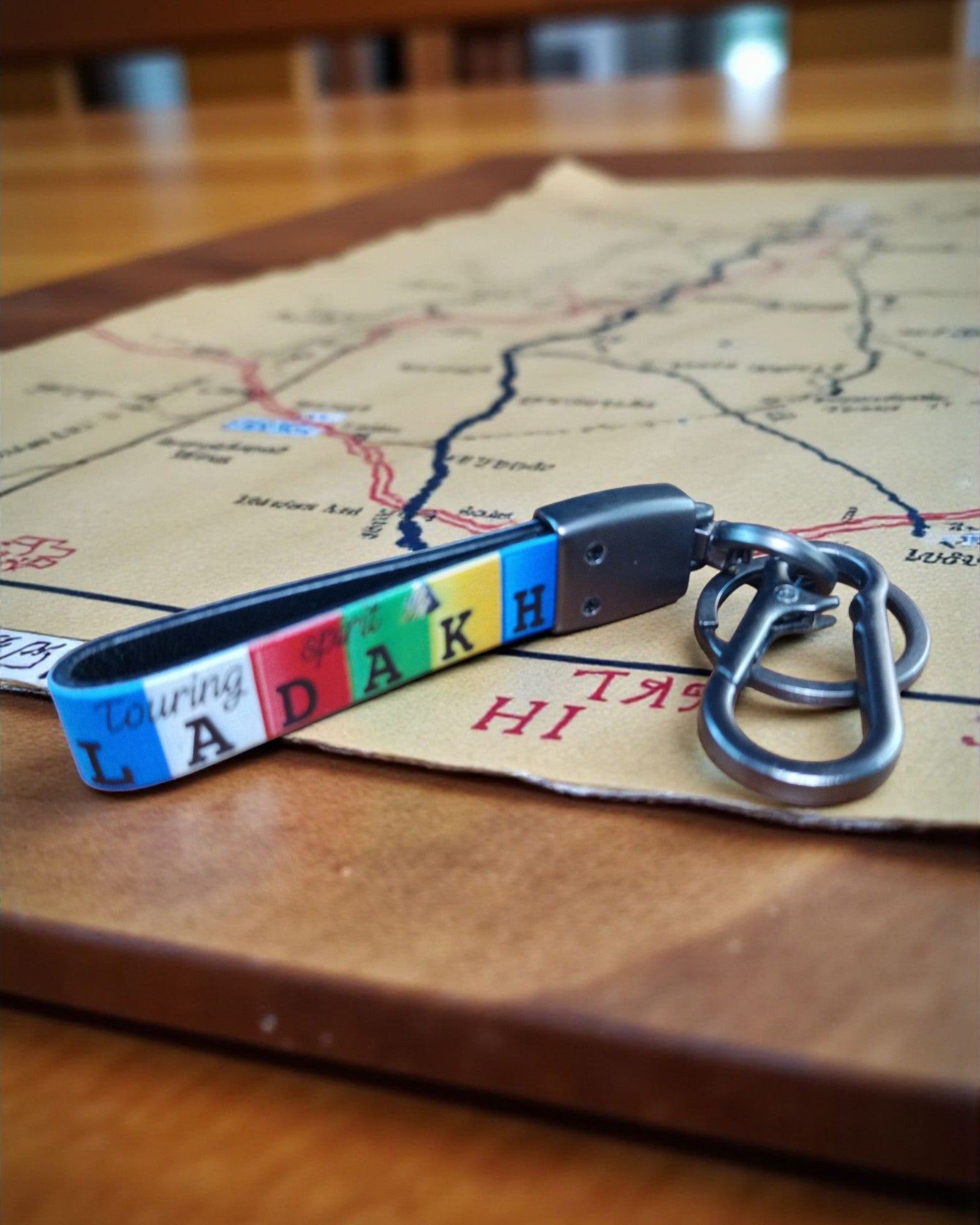 Keychain with PU Leather Strap