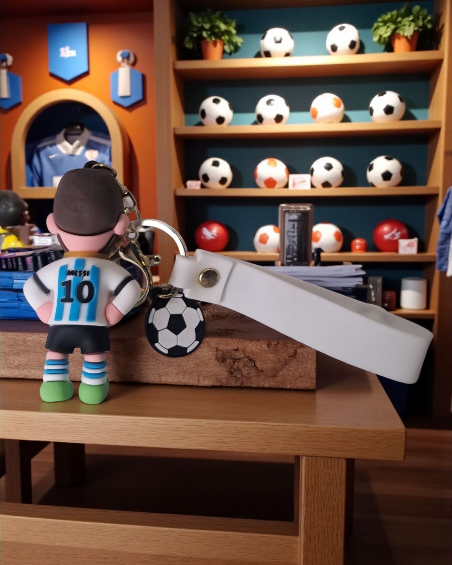 Messi 10 Argentina Keychain