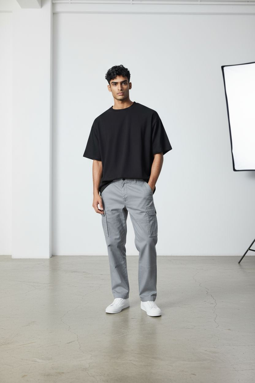 Superdry Comfort Fit Cargo Grey