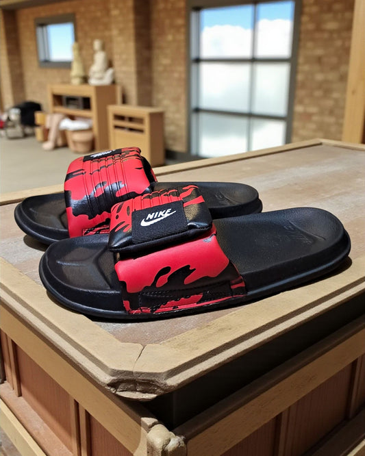 Nike Offcourt Sliders for Men Red Black
