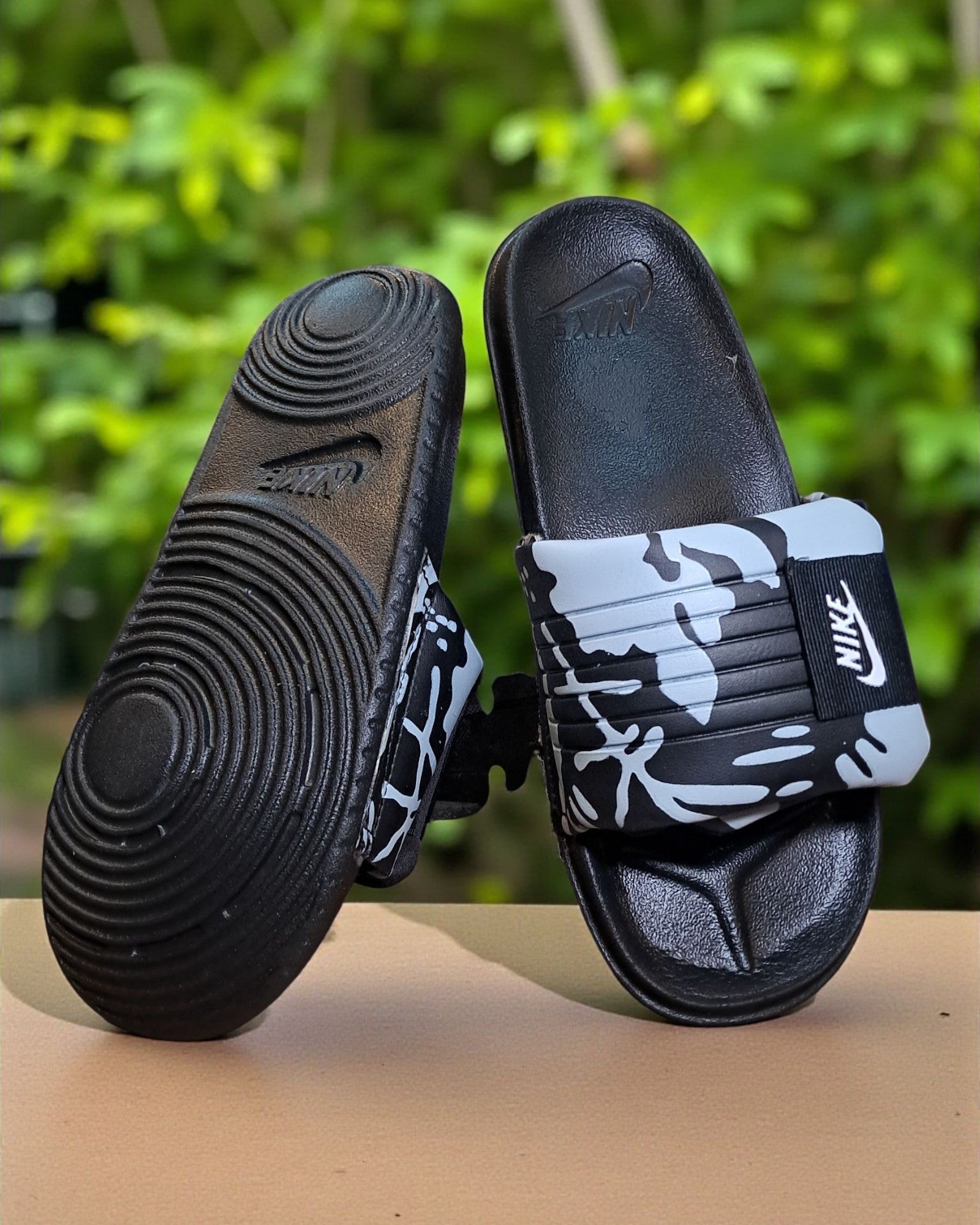 Nike Offcourt Sliders for Men Grey Black
