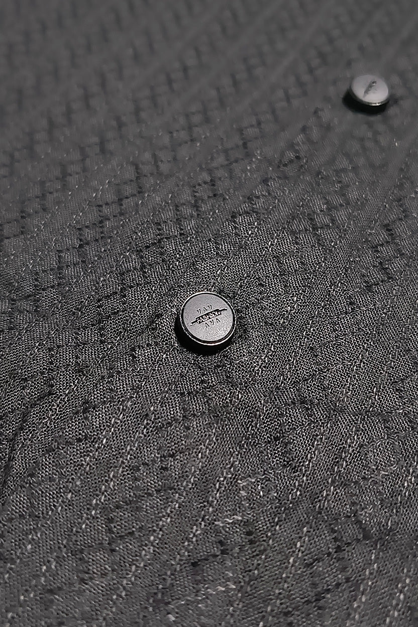 Coco Time Textured Shirt Black