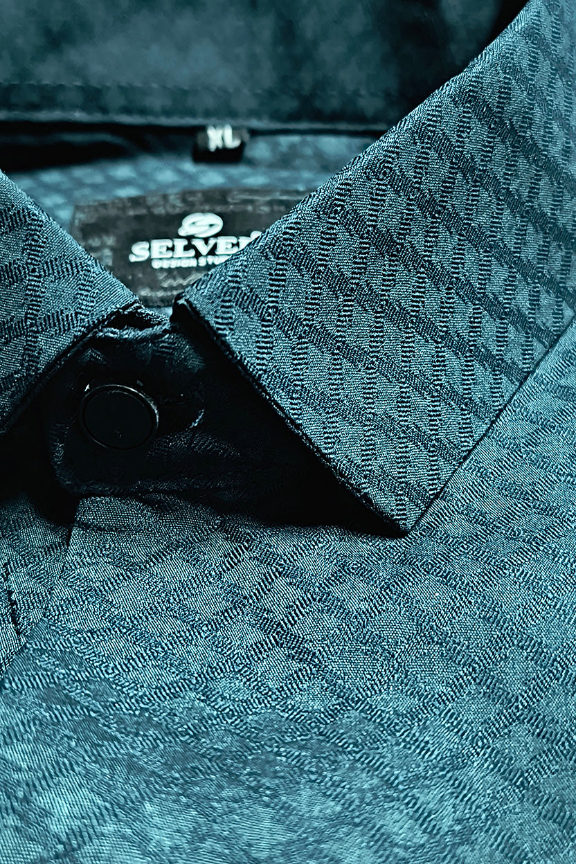 Selver Textured Shirt Blue