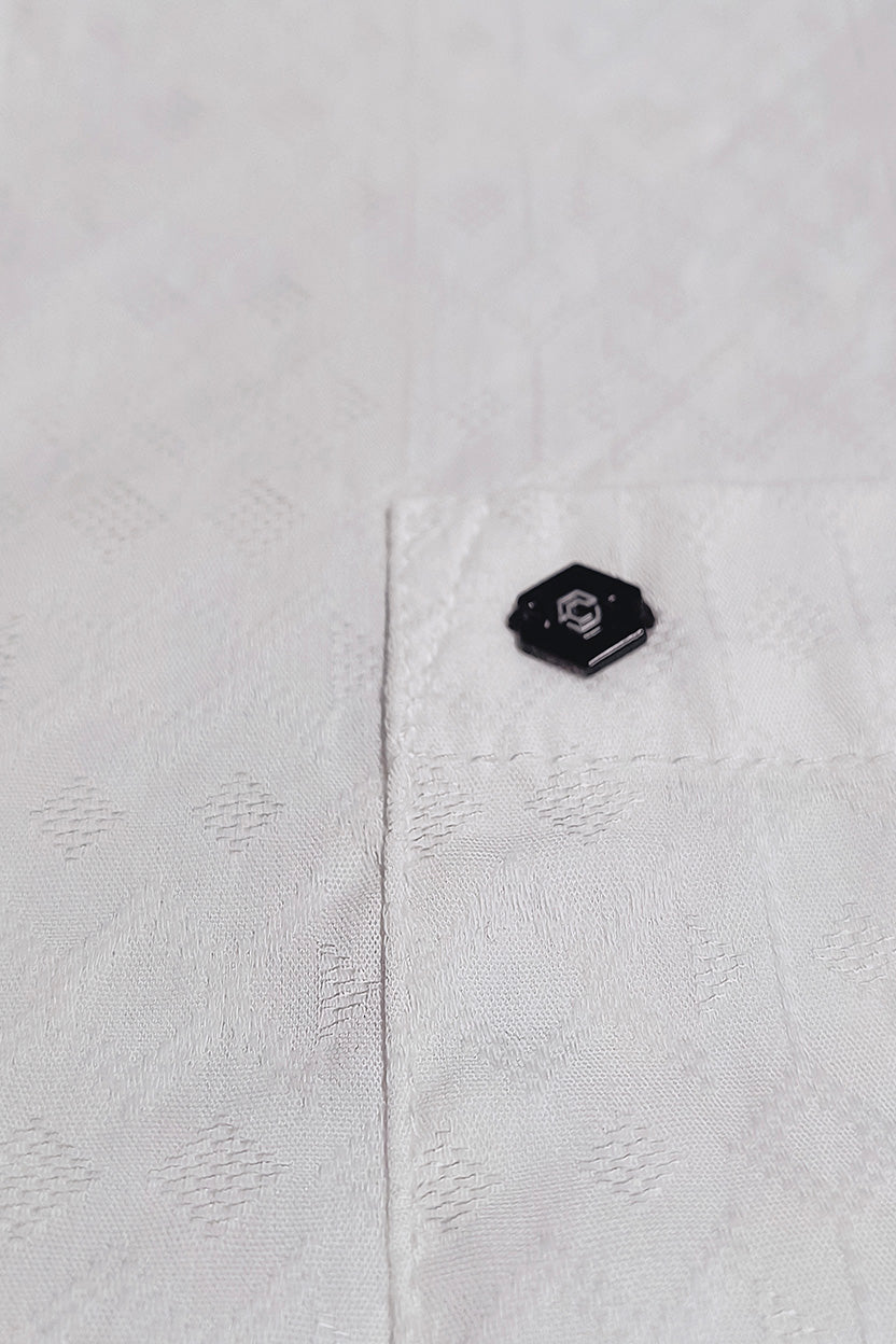 Carnot Textured Shirt White