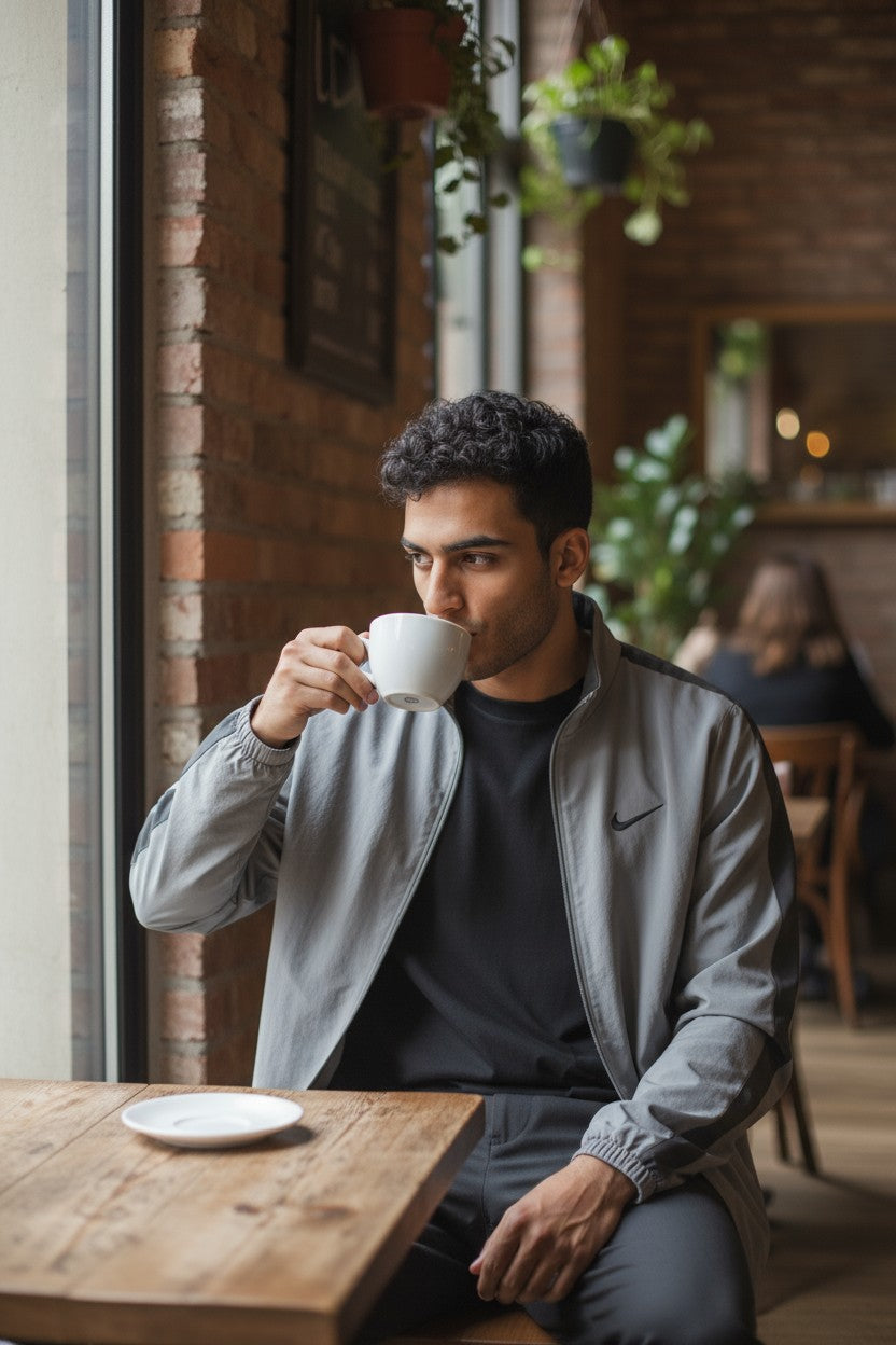 Nike Grey Windcheater for Men