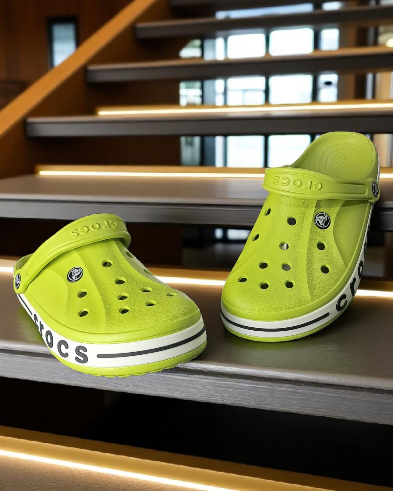 Crocs with Side Stripes for Men