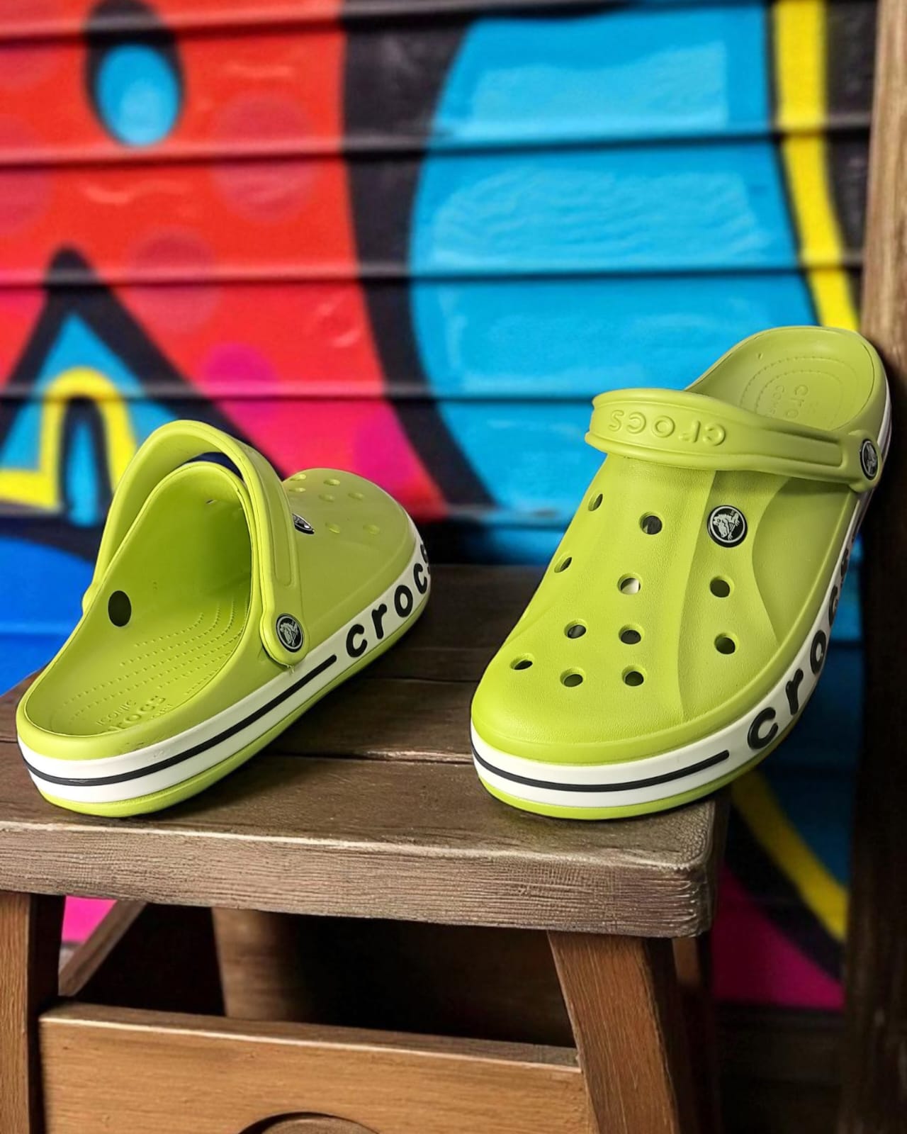 Crocs with Side Stripes for Men
