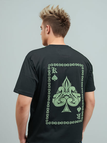 King Back Printed Regular Fit Tshirt