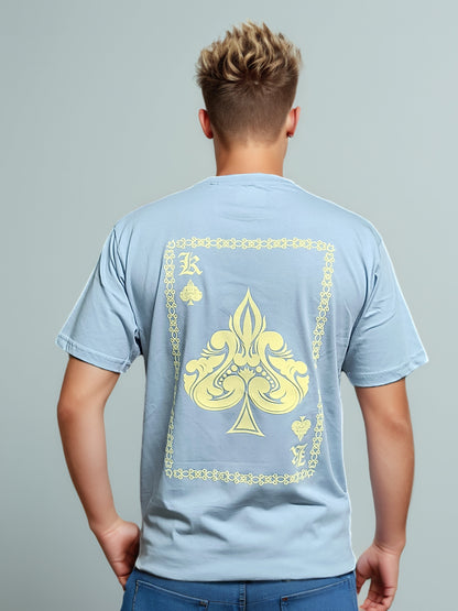 King Back Printed Regular Fit Tshirt