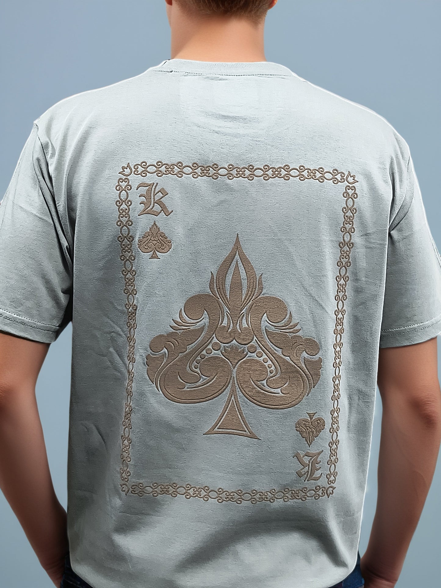 King Back Printed Regular Fit Tshirt