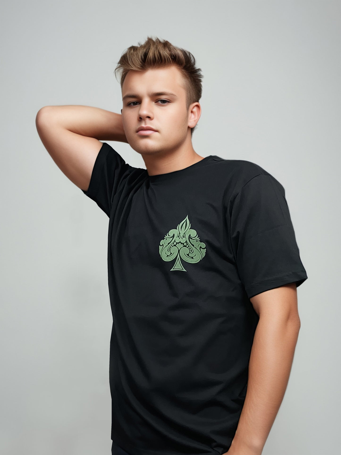 King Back Printed Regular Fit Tshirt