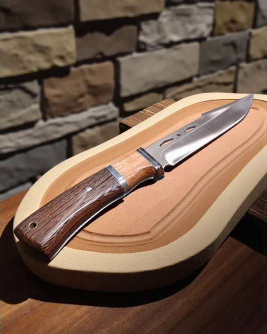 Wooden Handle Outdoor Survival Knife