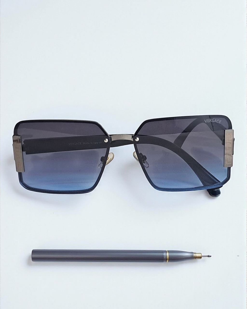 Versace Oversized Rectangular Style Sunglasses for Men Ver 01