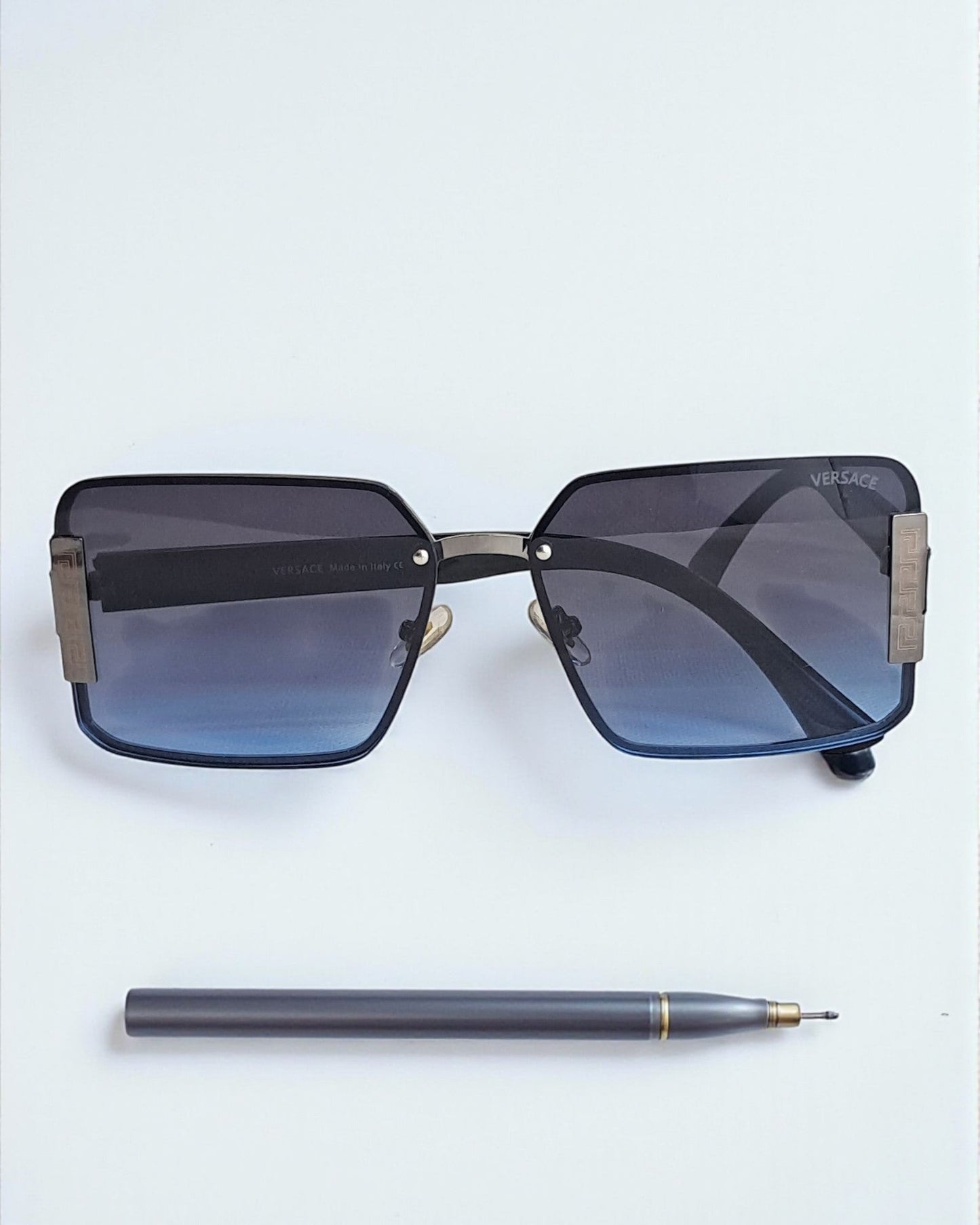 Versace Oversized Rectangular Style Sunglasses for Men Ver 01