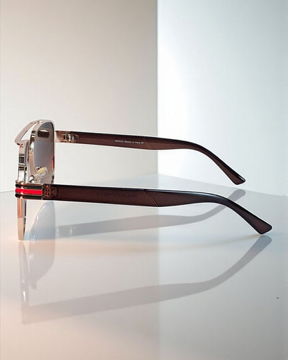 Gucci Metal frame Oversized Sunglasses for Men Guc01