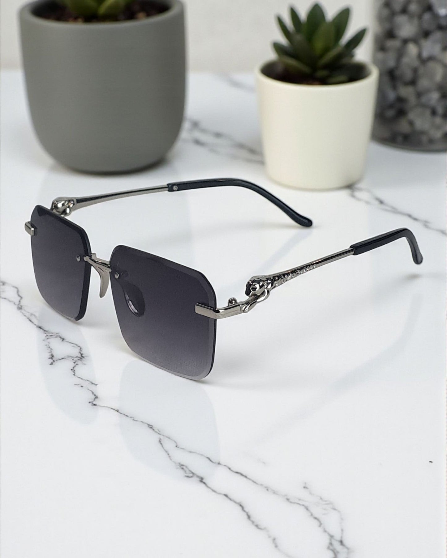 Rectangular Style Sunglasses for Men Rec01