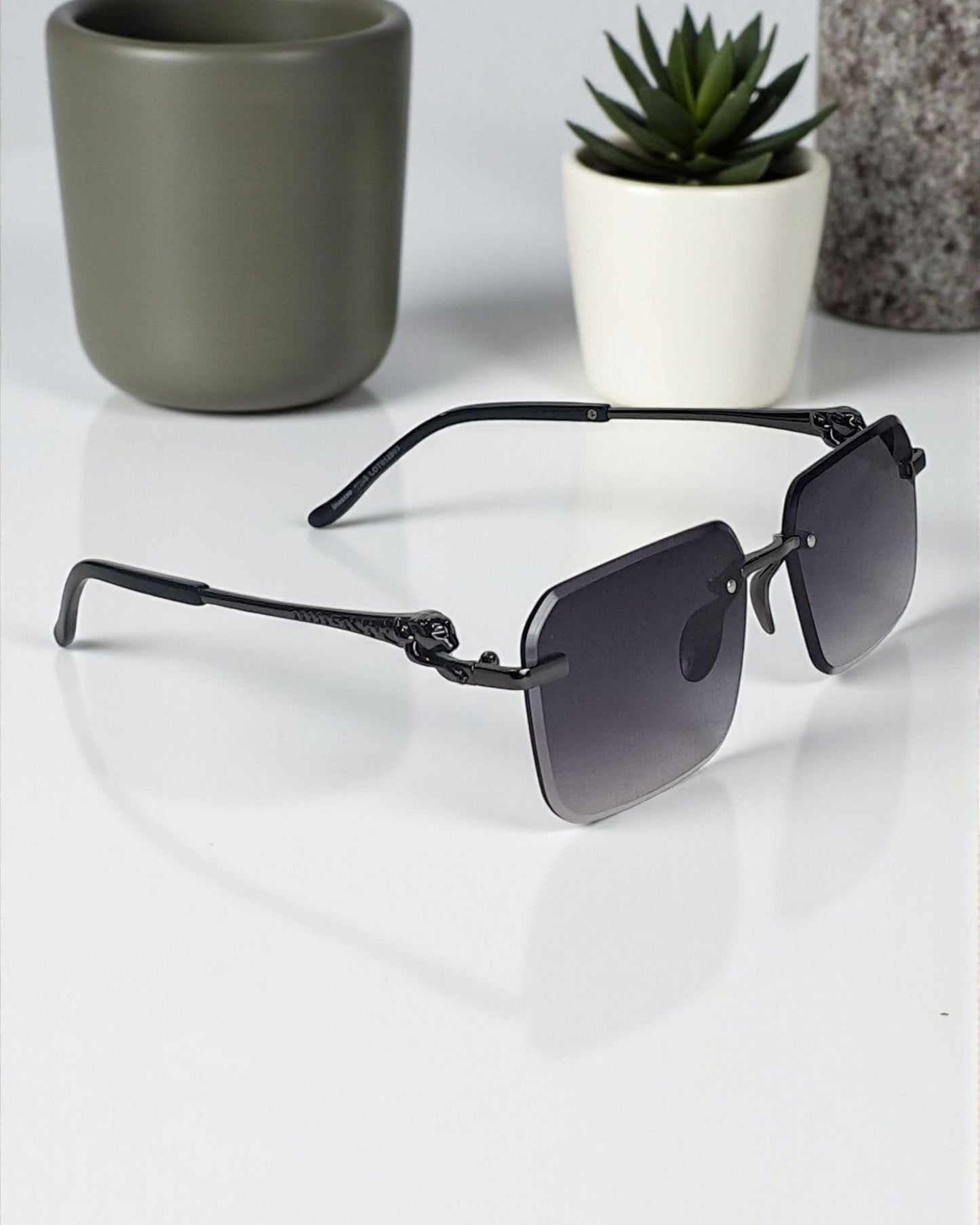 Rectangular Style Sunglasses for Men Rec01