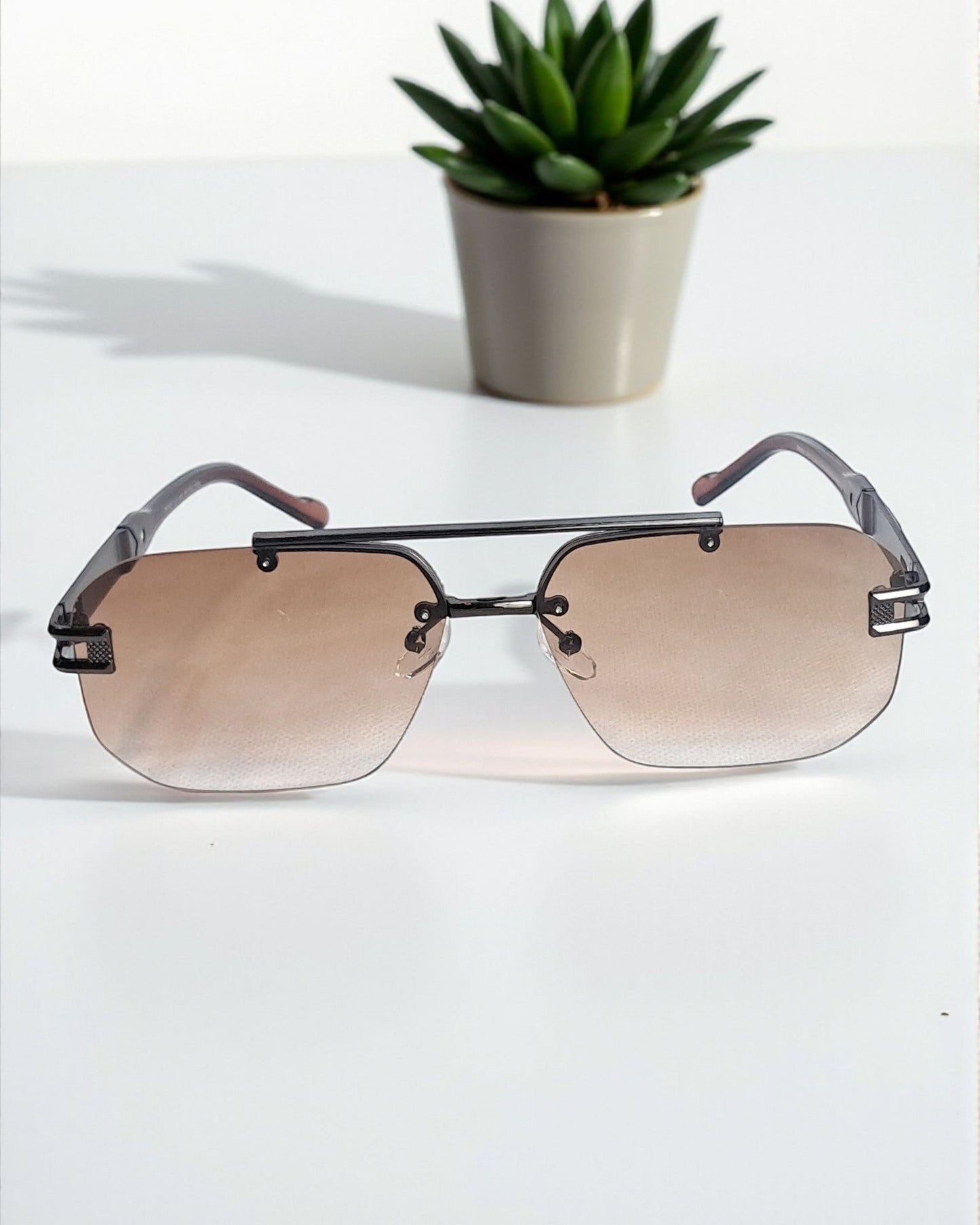 Rectangular Style Sunglasses for Men Rec03