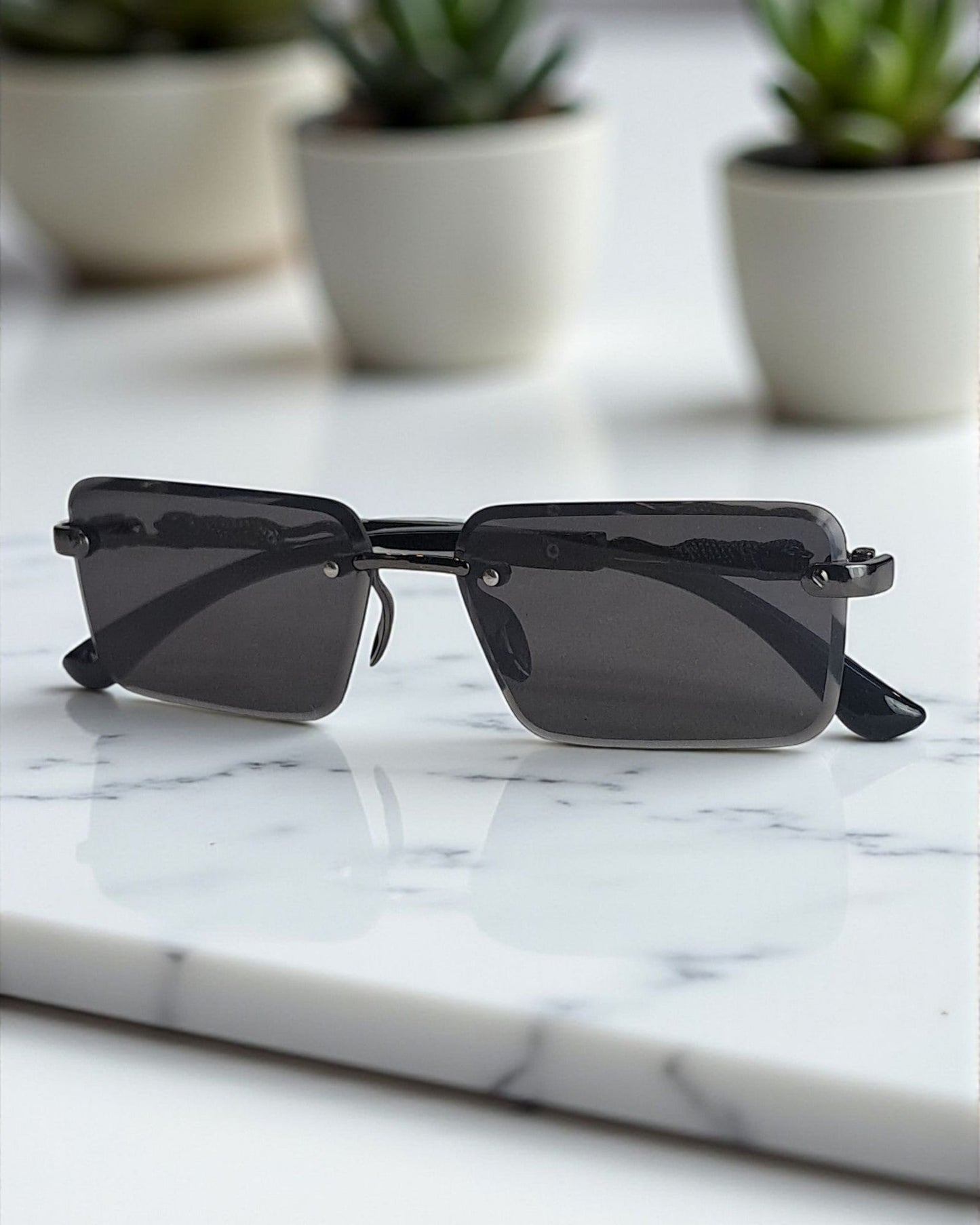 Rectangular Style Sunglasses for Men Rec04