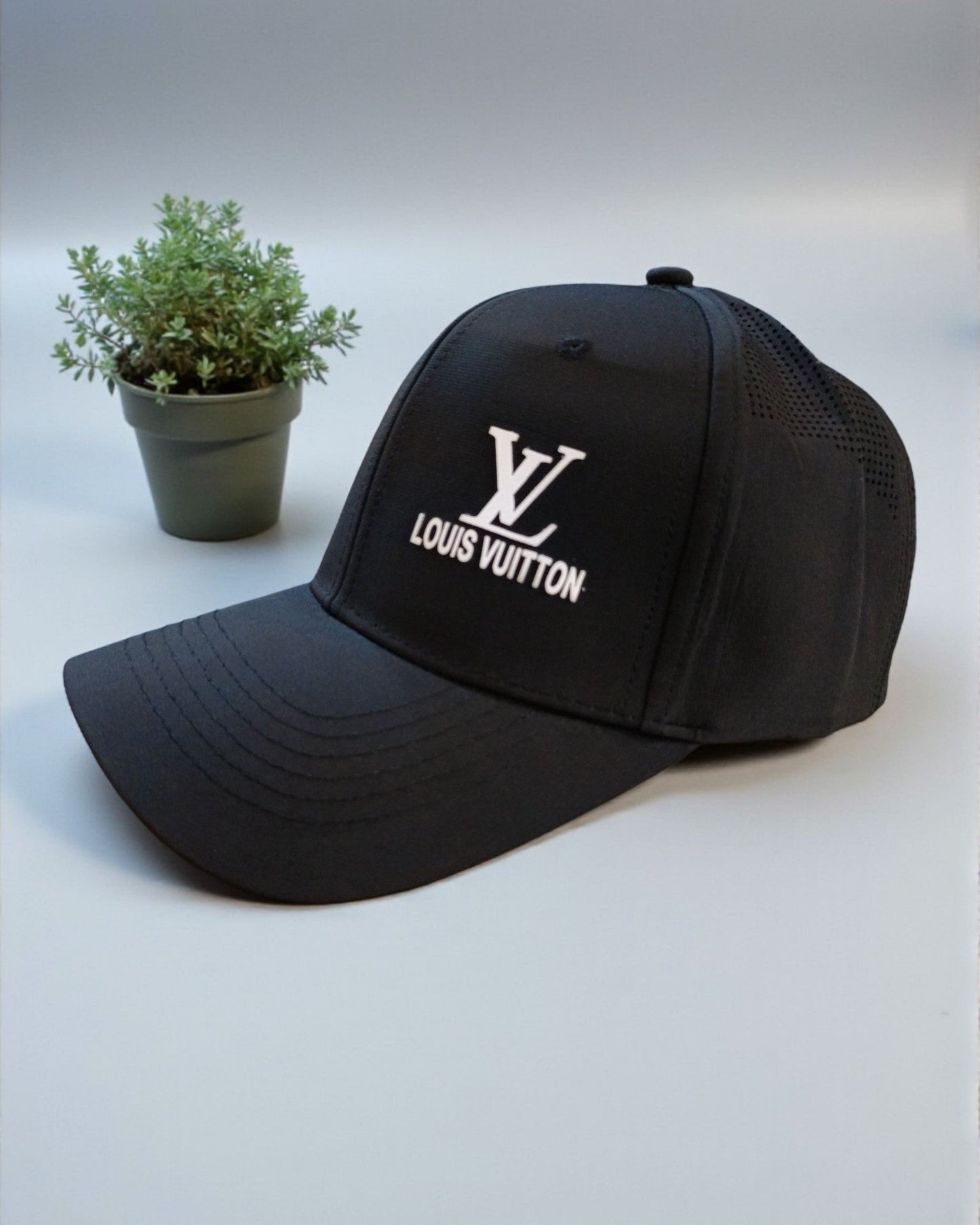 Baseball Cap with Louis Vuitton Logo