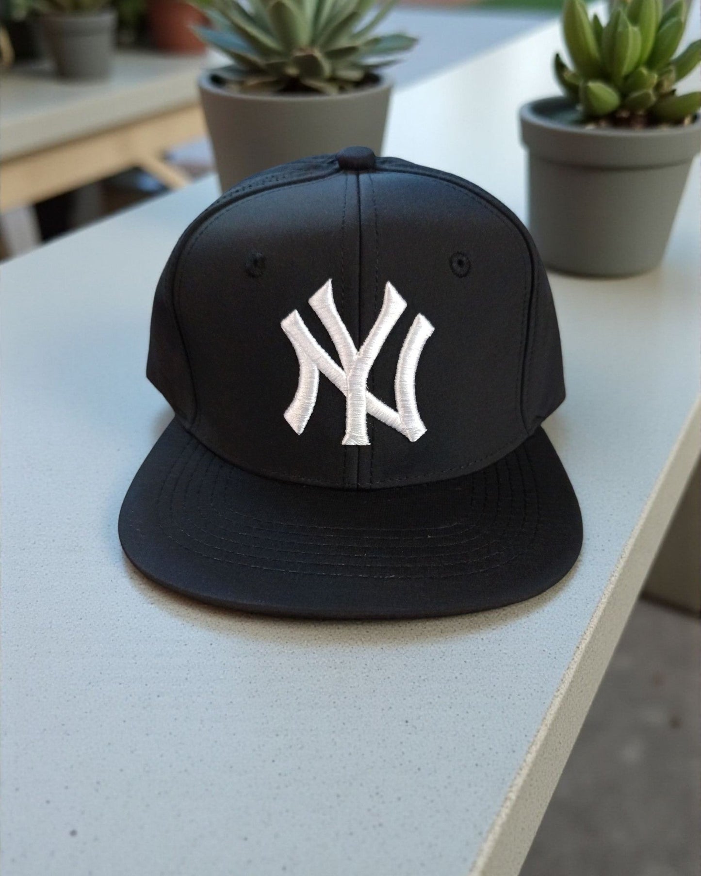Embroidered NY Snapback Cap