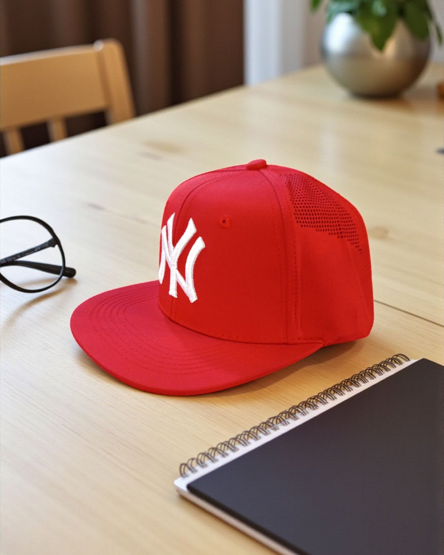 Embroidered NY Snapback Cap