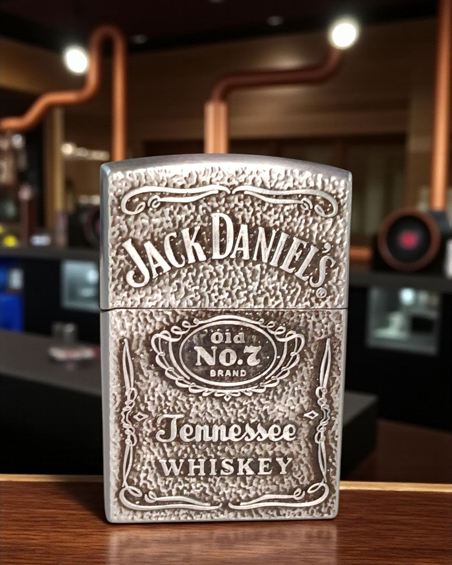 Zippo Style Jack Daniels Gas Lighter