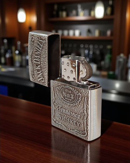 Zippo Style Jack Daniels Gas Lighter
