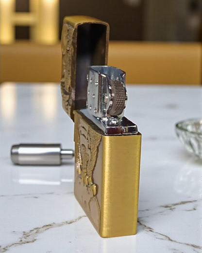 Zippo Style Harley Davidson Gas Lighter