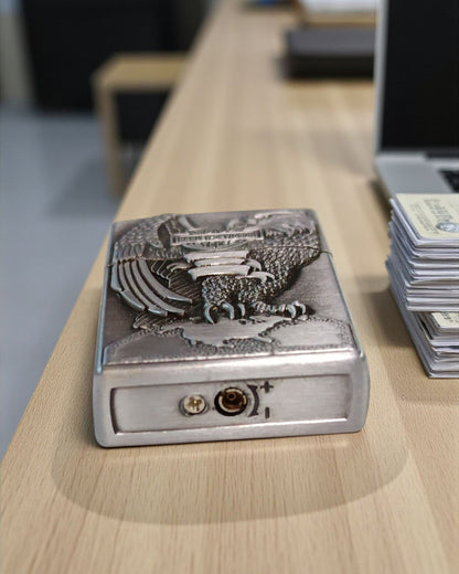 Zippo Style Harley Davidson Gas Lighter