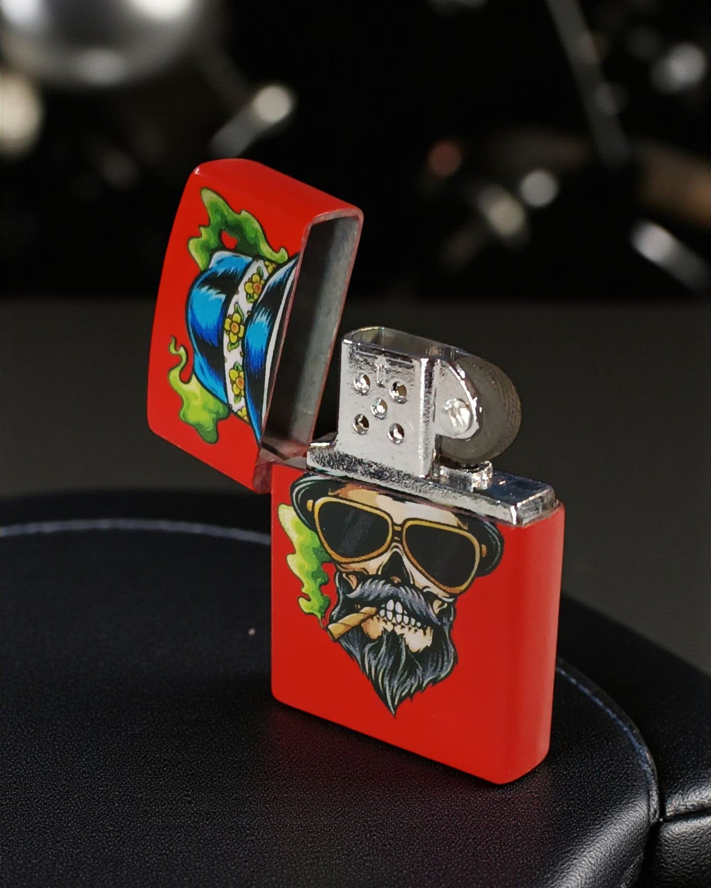 Zippo Style Skull Mini Lighter