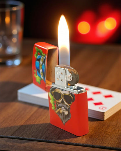 Zippo Style Skull Mini Lighter