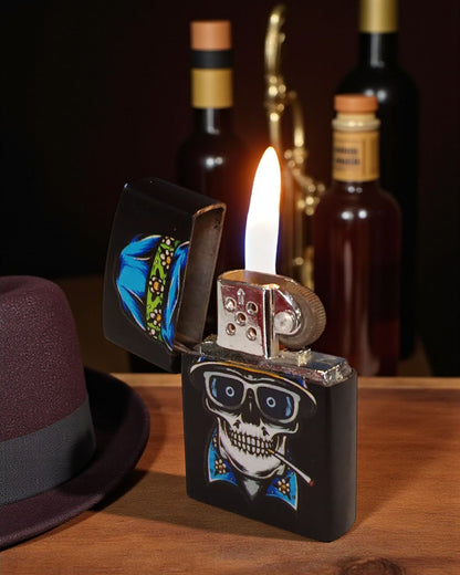 Zippo Style Skull Mini Lighter