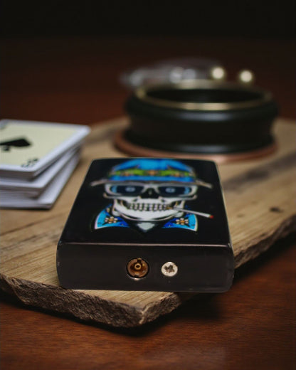 Zippo Style Skull Mini Lighter