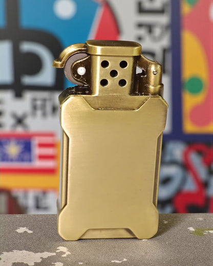 Vintage Design Central Cross Print Lighter