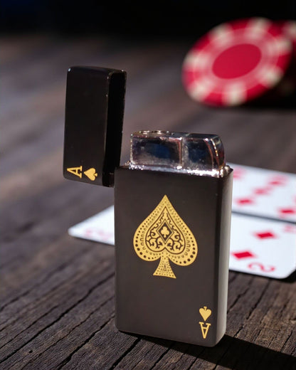 Dual Flame Ace design Lighter