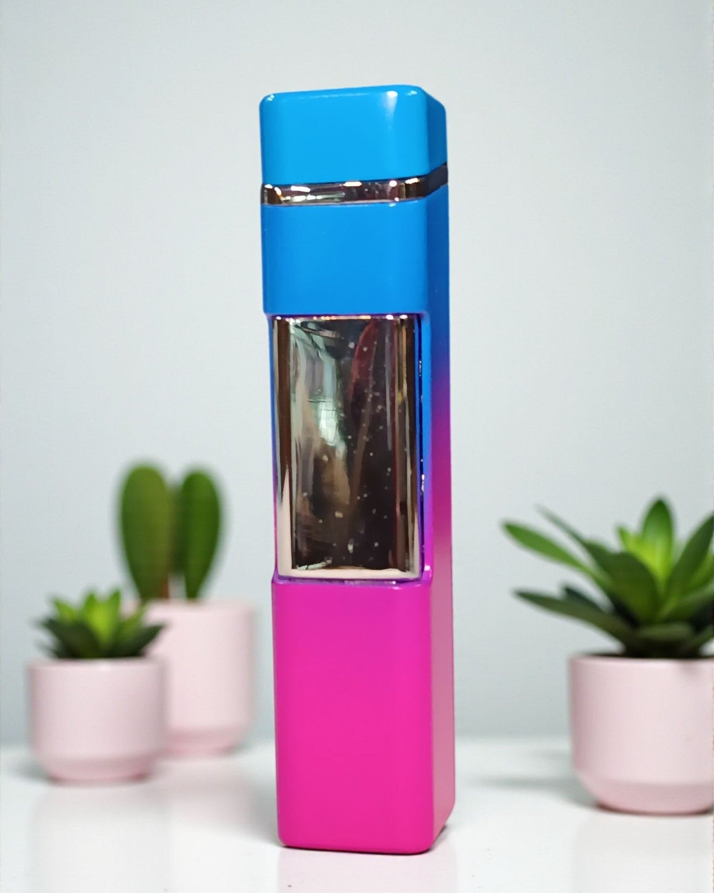 Dual Tone Cuboid Shape Lighter