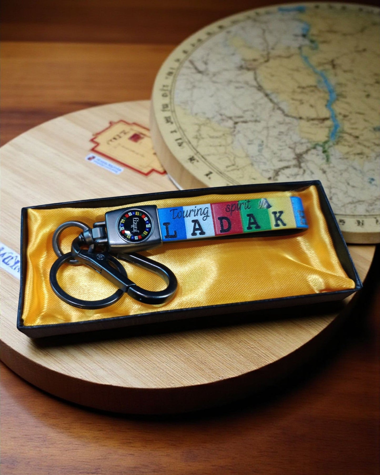 Keychain with PU Leather Strap