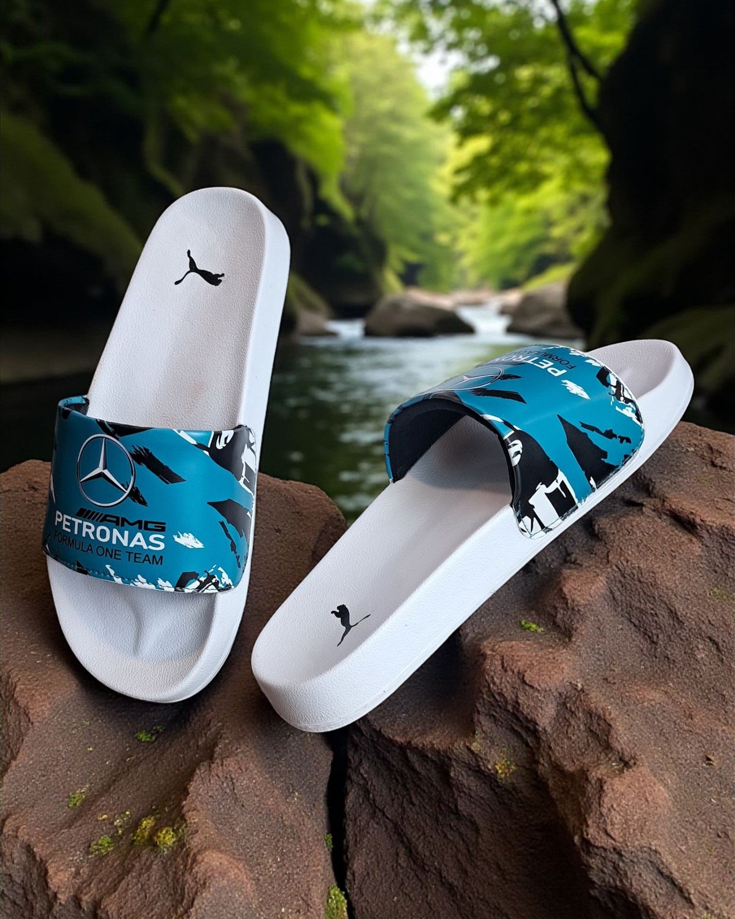 AMG Petronas Sliders for Men