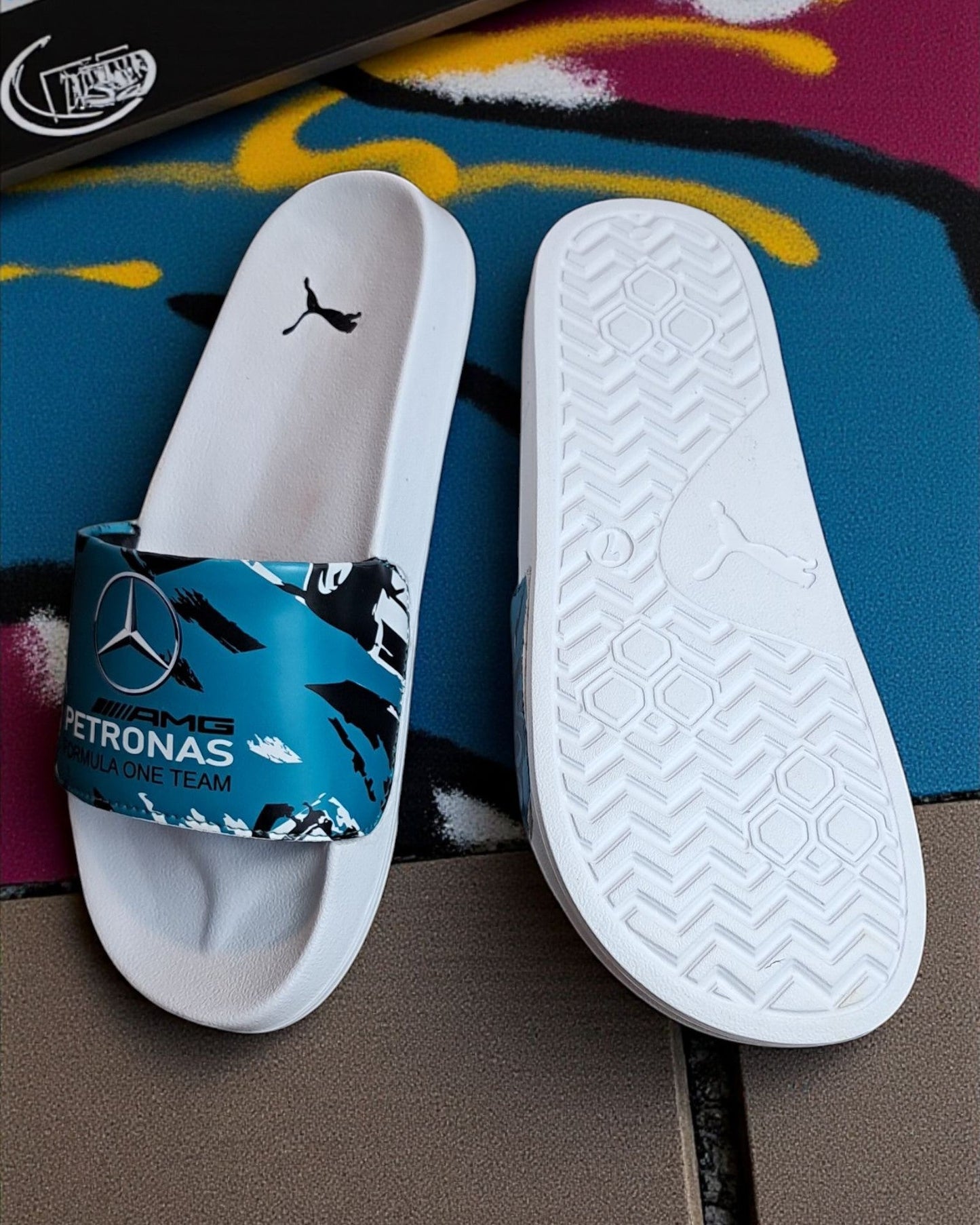 AMG Petronas Sliders for Men