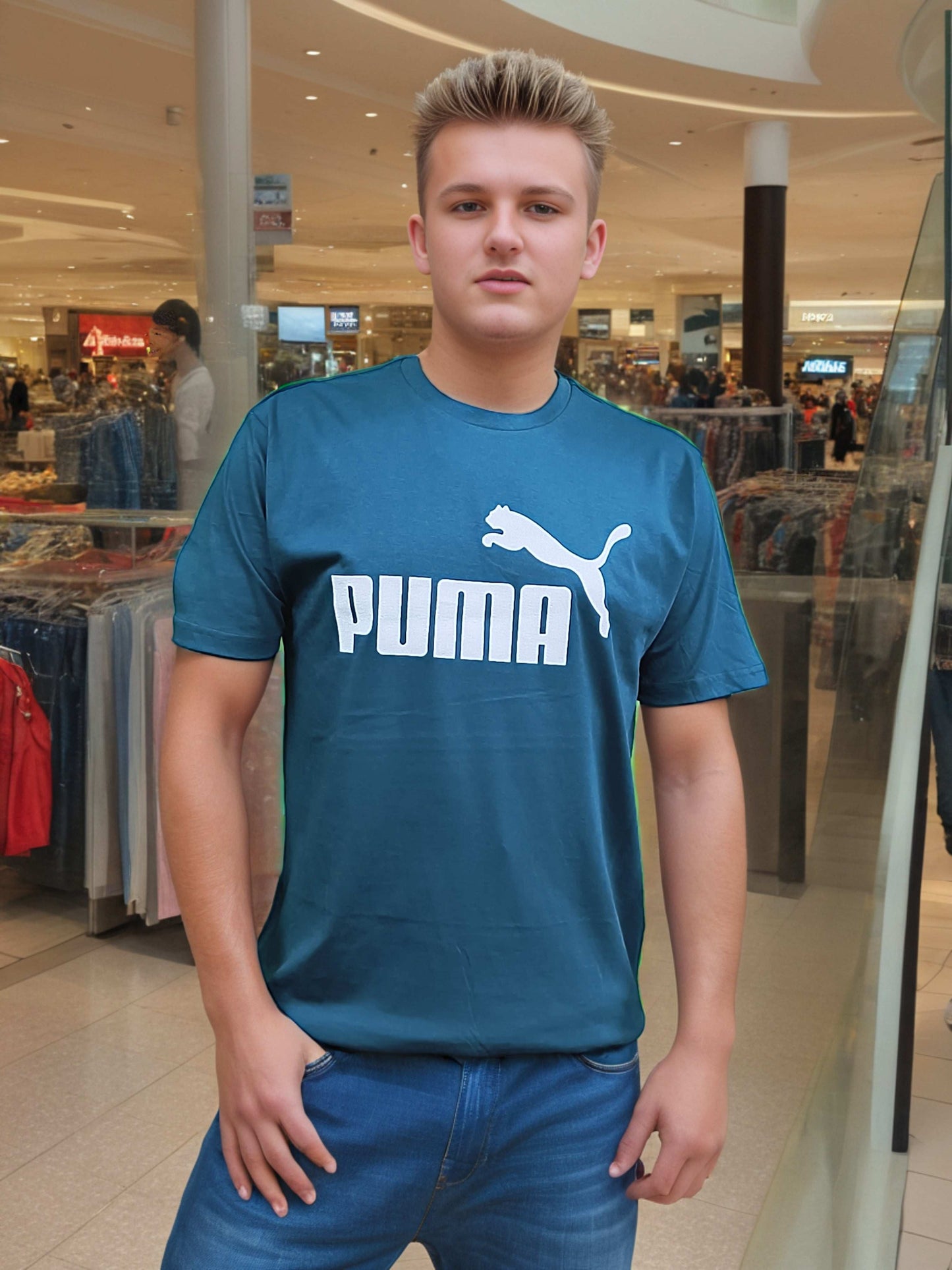 Puma Printed T-shirt for Men P A2